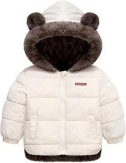 عرض حصري على Toddler Baby Boys Girls Winter Fleece Jacket Small Kids Warm Hooded Outwear Coat - عروض أمازون السعودية