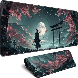 Japanese Full Moon Mouse Pad, Desk Decor Mat, Large Gaming Mouse Pad for Computer, Keyboard, and Laptop, Desk Accessories for Home and Office, 31.5x11.8 in - Amazon Egypt Deals