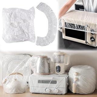 50 Pcs Dust Cover for Kitchen Appliance, Clear Kitchen Appliance Cover, Elastic Household Kitchen Appliance Universal Dustproof Protective Cover, 35.4X43.3Inch Dust Cover (50Pcs-35.4X43.3Inch)