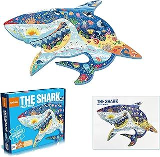 عرض حصري على Andanna Shark Floor Puzzle for Kids, Puzzles for Kids, 128 Pieces Large Jigsaw Puzzles for Kid Ages 3-5, Floor Puzzle Preschool Toys,Animal Lovers Toys Gift for Boys Girls (Shark) - عروض أمازون السعودية