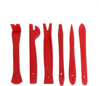 Lawazim Plastic Car Audio Tools Set -6 Piece- Durable Nylon Plastic Trim Removal Kit with Anti-Scratch Features Auto Trim Tools - Vehicle Interior Maintenance for Car Panels Dashboards and Door Panels