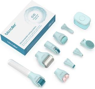 Bio Roller G10 Derma Roller Kit with Jade Ice Roller, Face Roller including 6 Pcs Derma roll Ice Jade Roller and 1 Pcs 27 Pin (1.5mm), Multifunctional Skincare Tools