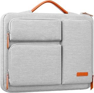 Lacdo Protective Laptop Sleeve Case Bag/Notebook Computer Case/Briefcase Carrying Bag/Ultrabook Laptop Bag Case/Pouch Cover, Gray, 15.6-16 Inch