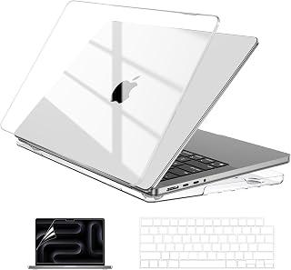 EooCoo Clear Case for Apple MacBook Pro M5 14 inch Cover M4-M1 2026-2022