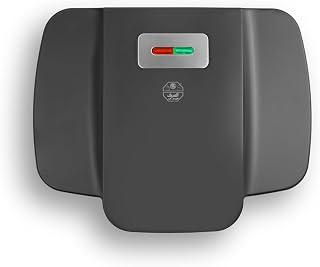 ALSAIF 1000W Electric Sandwich and Grill Heater with Non-Stick Coating, Two Slices, Hand Lock System, black E05340 2 Years warranty