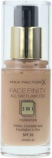 عرض حصري على Max Factor Facefinity All Day Flawless, Liquid Foundation, 3In1, 080 Bronze, 30 Ml - عروض أمازون السعودية