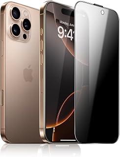 Privacy Anti-Spy Screen Protector with Black Frame for Apple iphone (a 16 pro max) - Amazon Egypt Deals