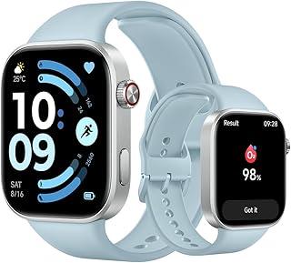 Exclusive Deal on XIAOMI Redmi Smart Watch 6 for Men Women, 2.07'' AMOLED Fitness Watch with Heart Rate/Sleep/Stress Tracking, Activity Tracker 24 Days battery life, 5ATM, GPS, Android™ &amp; iOS, Glacier Blue - Amazon KSA Deals