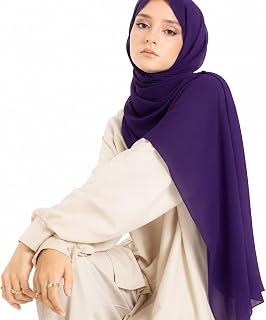 KARACA Muslim Hijab Scarf for Women | Silk Appearance Embossed Textured Head Scarf 27" - 78" | Shawl Scarves Islamic Turban