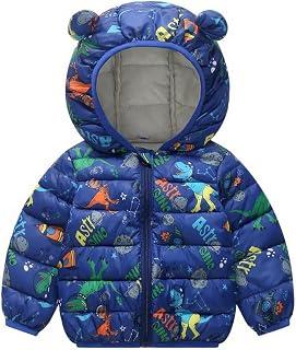 عرض حصري على Children's Down Coat for Girls, Winter Jacket with Hood Jackets, Baby Boy Lightweight Cute Padded Coats Snow Jackets Newborn Girls Boys Outerwear 6 Months - 4 Years - عروض أمازون السعودية