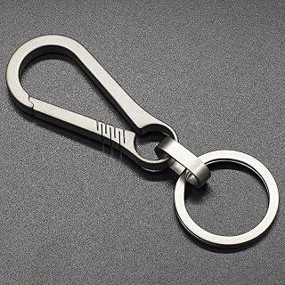 عرض حصري على Titanium Alloy Carabiner Keychain, EDC Outdoor Tool Keychain, Titanium Alloy car Accessory Pendant, Men's Gift. - عروض أمازون السعودية