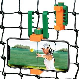 عرض حصري على Tennis Net Phone Holder 1 PCS, Foldable 8.9x5.1x3.6cm Court Camera Mount for Chain Link Fence, Adjustable Smartphone Clip for Pickleball Badminton Baseball Recording Live Streaming - عروض أمازون السعودية
