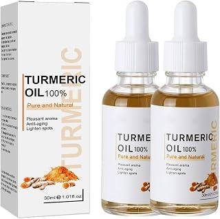 2 Pack Turmeric Oil, Natural Turmeric Oil Serum for Face,Skin Care Moisturizing Serum(30ml) - Amazon Egypt Deals