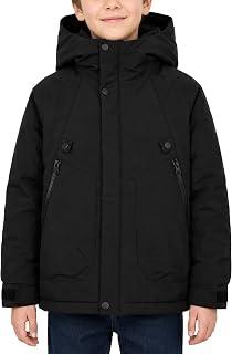 عرض حصري على Boys Winter Jacket Fleece Lined Waterproof Warm Coat Windproof Hooded Jackets Heavyweight Zipper Coats 4-14 Years - عروض أمازون السعودية
