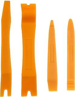 Lawazim Plastic Car Audio Tools Set -4 Piece- Durable Nylon Plastic Trim Removal Kit with Anti-Scratch Features Auto Trim Tools - Vehicle Interior Maintenance for Car Panels Dashboards and Door Panels