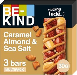 Exclusive Deal on Be-Kind Caramel Almond &amp; Sea Salt Bar, 30g x 3 pcs - Amazon KSA Deals