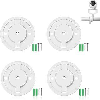 Aputue Monitor Wall Mount, 4 Piece White Camera Wall Mount Base Set with Installation Hardware, Universal Floating Shelf Mount for Home Security and Baby Monitoring Systems - Amazon KSA Deals