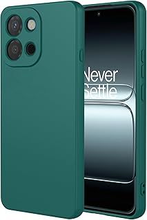 عرض حصري على Silicone Case Compatible with Oneplus 13S 2025: Full Body Silky Soft Touch Phone Case with Camera Protection - Shockproof Cover with Microfiber Lining (Green) - عروض أمازون السعودية