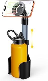 عرض حصري على 2-in-1 Magnetic Cup Holder CarPhone Holder Compatible with Mag-Safe,[N55 Strong Magnet],Longer Neck Adjustable,Height and Angle Adjustment,Mount for Car SUV for iPhone Samsung 4-7inches Smartphones - عروض أمازون السعودية