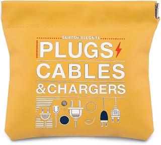 عرض حصري على Plugs Cables Chargers Bags Pouch for Women Men Charging Makeup Bag for Travel Toiletry Bags for Women Men Birthday Gifts for Friends Electronics Accessories Organizer Chargers Cosmetic Bag - عروض أمازون السعودية