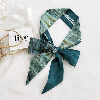 عرض حصري على Women's Silk Hair Scarf Bandanas Lady Hair Ribbon Bag Skinny Scarves Wrist Towel - عروض أمازون السعودية