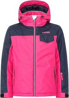 عرض حصري على Children's winter jacket/ski jacket with hood, waterproof and windproof for girls and boys, pink, 146 cm - عروض أمازون السعودية