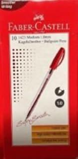 Faber-Castell Faber Castell Ballpen 1423 Red 1mm Box of 10