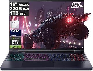 Exclusive Deal on Acer Predator Helios Neo 16 AI Gaming Laptop 16" 2560x1600 IPS 240Hz (100% DCI-P3 500nits) Intel 24-core Ultra 9 275HX 32GB RAM 1TB SSD GeForce RTX 5070 Ti (up to 992 AI Tops - Amazon KSA Deals