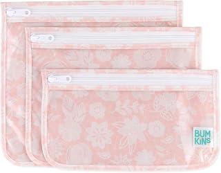 عرض حصري على Bumkins Travel Pouch Set of 3 - TSA Approved, Quart Size Compliant, Clear-Sided for Toiletries, Baby Items, Diaper Organization, Makeup, Accessories - عروض أمازون السعودية