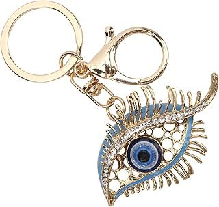 عرض حصري على Zerodis H Icrafts Alloy Protection Charm with Convenient Clasp for Handbag Hooks Wall Decor Home Office Gift Evil Eye Keychain Zinc - عروض أمازون السعودية