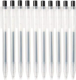 Exclusive Deal on Muji Smooth Gel Ink Ballpoint Pen Knock Type 10-Pieces Set, 0.5 mm Nib Size, Black - Amazon KSA Deals