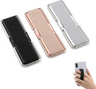 عرض حصري على ToolHouse 3 Pack Phone Grips, Elastic Finger Grip Holder for Back of Phone, Universal Cell Phone Stand, Finger Ring Band for Cell Phone, Slim Finger Strap for Smartphone, Black Rose Gold Silver - عروض أمازون السعودية