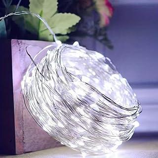 Exclusive Deal on LED String Lights USB Powered Decoration Mini Light for Wedding Dormitory Bedroom Party Holiday, Home Decor String Lights (White,2m/79in) - Amazon KSA Deals