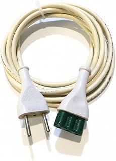 عرض حصري على Professional Power Extension Cable, 100% Copper Wire, Male and Female Connector, White, 10A, Compatible with Home Appliances and Smartphones (10M) - عروض أمازون مصر