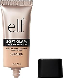 عرض حصري على e.l.f. Soft Glam Foundation, Medium Coverage, Long-Lasting &amp; Restorative Foundation for a Smooth, Silky Matte Finish, Vegan &amp; Cruelty Free, 25 Light Neutral - عروض أمازون السعودية