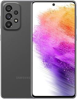 Samsung Galaxy A73 Android Smartphone, Dual SIM, 8GB RAM, 128GB Storage, Android Smartphone, 5G, Awesome Gray - 1 year Warranty