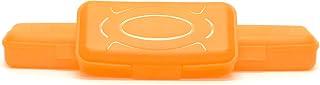 Mintra Home Utility Boxes - 450ml BRIGHT ORANGE 3pk - (7.7inW x4.0inD x1.61inH) - great utility box, storage box for pencils, crayons, pens, crafts and other small items