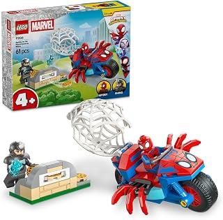 ليغو Marvel سبايدي سبايدي على دراجته النارية بمواجهة رينو 11206 من LEGO