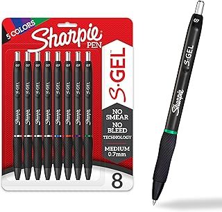 Exclusive Deal on Sharpie S-Gel, Gel Pens, Drawing Pens, Gel Ink Pens For Journaling, Writing Pens, Coloring Pens, Medium Point Pens (0.7Mm), Stocking Stuffers, Assorted Colors, 8 Count - Amazon KSA Deals