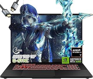 Exclusive Deal on ASUS TUF A18 Gaming Laptop - AMD Ryzen 7 260 Beat i9-13905H - NVIDIA RTX 5060-64GB RAM -4TB SSD -18" WUXGA Display - RGB Backlit Keyboard -Thunderbolt 4 - FHD Camera -Gamer Creative Videao Editing - Amazon KSA Deals