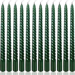 Exclusive Deal on jaffiust 12PCS Spiral Candles, 10 Inch Spiral Taper Candles, Unscented Candlesticks, Burning Candles for Home, Weddings, Birthday Parties and Home Decor - Amazon KSA Deals