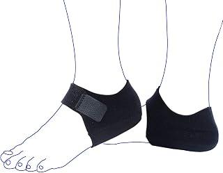 Heel Cups for Plantar Fasciitis Heel Pain for Men &amp; Women, Gel Heel Cups for Heel Spur, Heel Protectors, Heel Cushion Achilles Tendinitis, Dry Cracked Heels, Heel Pads, Black, Women 6-9.5__ Men 5-8 - Amazon Egypt Deals