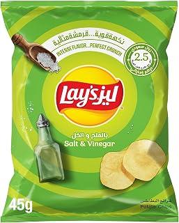 Exclusive Deal on Lay's Salt &amp; Vinegar Potato Chips, 45g - Amazon KSA Deals