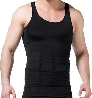 Slim’n Lift Slimming Tank Top Set Of 2 For Men-white