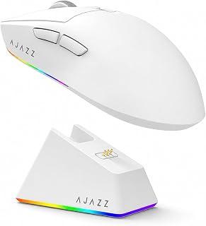 Exclusive Deal on AJAZZ AJ139V2 MC Wireless Gaming Mouse with Magnetic Charging Dock, 66g Ultra-Light, 22000 DPI PAW3311 Optical Sensor, Tri-Mode (2.4G/BT5.0/Wired), 80M Clicks, Programmable for PC/Mac/Laptop - Amazon Egypt Deals