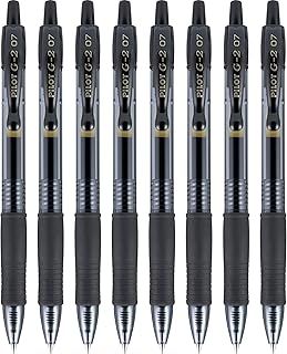 Exclusive Deal on Pilot, G2 Premium Gel Roller Pens, Fine Point 0.7 mm, Black, Pack of 8 - Amazon KSA Deals