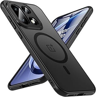 Exclusive Deal on Magnetic for Oneplus 15 Case, Translucent Matte Shockproof Phone Case with Camera Cover, One Plus 15 Slim Thin Military Grade Drop Proof Silicone Bumper Case, Anti-Fingerprint - Amazon KSA Deals