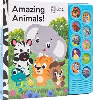 PI Kids Baby Einstein - Amazing Animals 10-Button Sound Book - (Play-A-Sound)