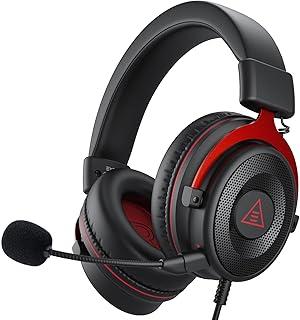 Exclusive Deal on EKSA E900 Wired Stereo Gaming Headset-Over Ear Headphones with Noise Canceling Mic, Detachable Headset Compatible with PS4, Xbox One, Nintendo Switch, PC, Mac, Laptop(Red)… - Amazon Egypt Deals