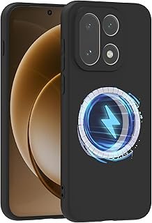 Exclusive Deal on Magnetic for OnePlus 15 5G, [Compatible with Mag-Safe], Slim Thin Liquid Silicone Soft Rubber Gel, Full Camera Protection Shockrpoof Protective Phone Case Cover for OnePlus 15, Black - Amazon KSA Deals